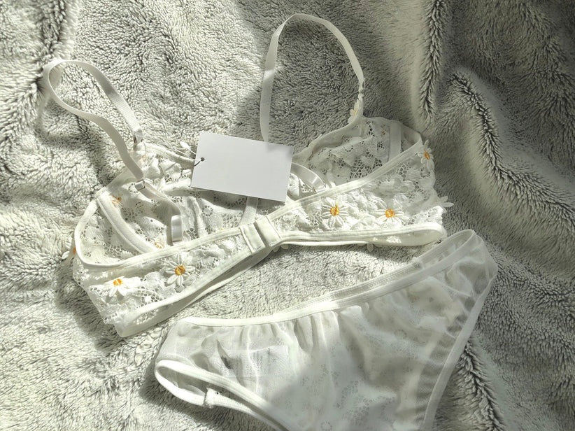 Wild White Flower Lingerie